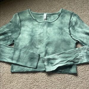 lululemon athletica ebb to street long sleeve w built in bra and padding